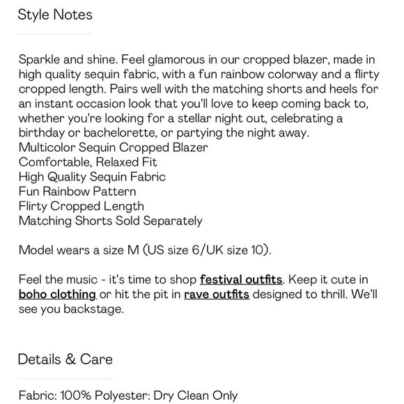 Nasty Gal Multi Color Sequin Blazer - Picture 14 of 14